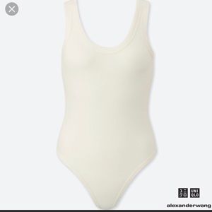 Alexander Wang for Uniqlo Bodysuit White Sz xl